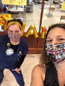 An ImageFIRST and St. Luke's Hospital Associate Take a Photo