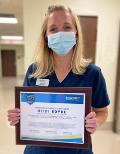 2021 HeroesFIRST Winner, Heidi Boyke, GI Associates Endoscopy Center
